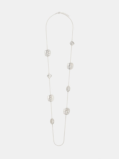 Long Silver Necklace