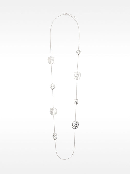 Long Silver Necklace