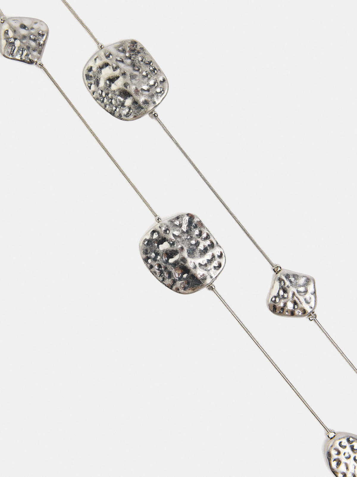 Long Silver Necklace