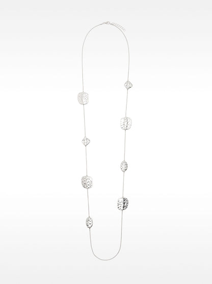 Long Silver Necklace