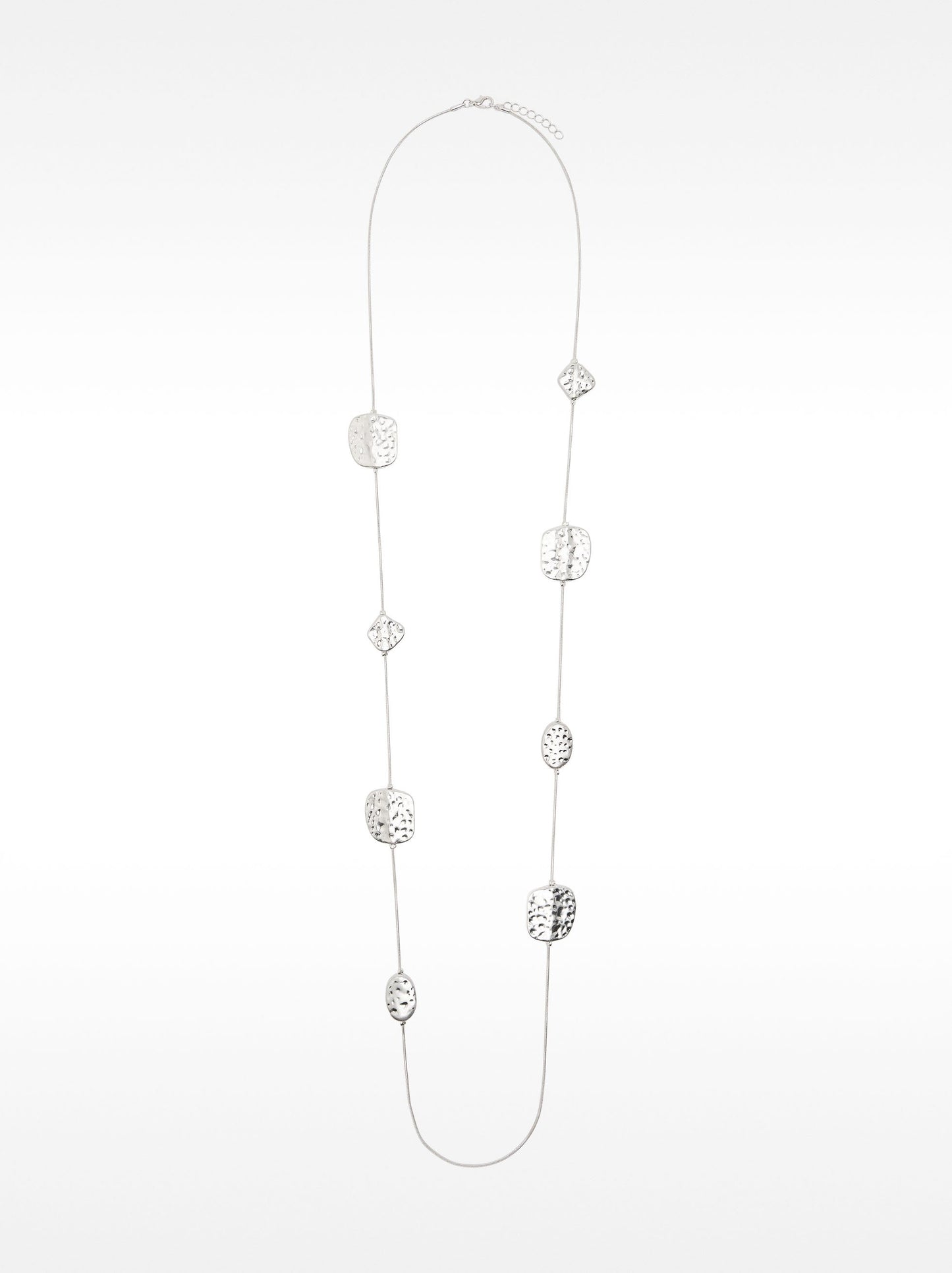 Long Silver Necklace