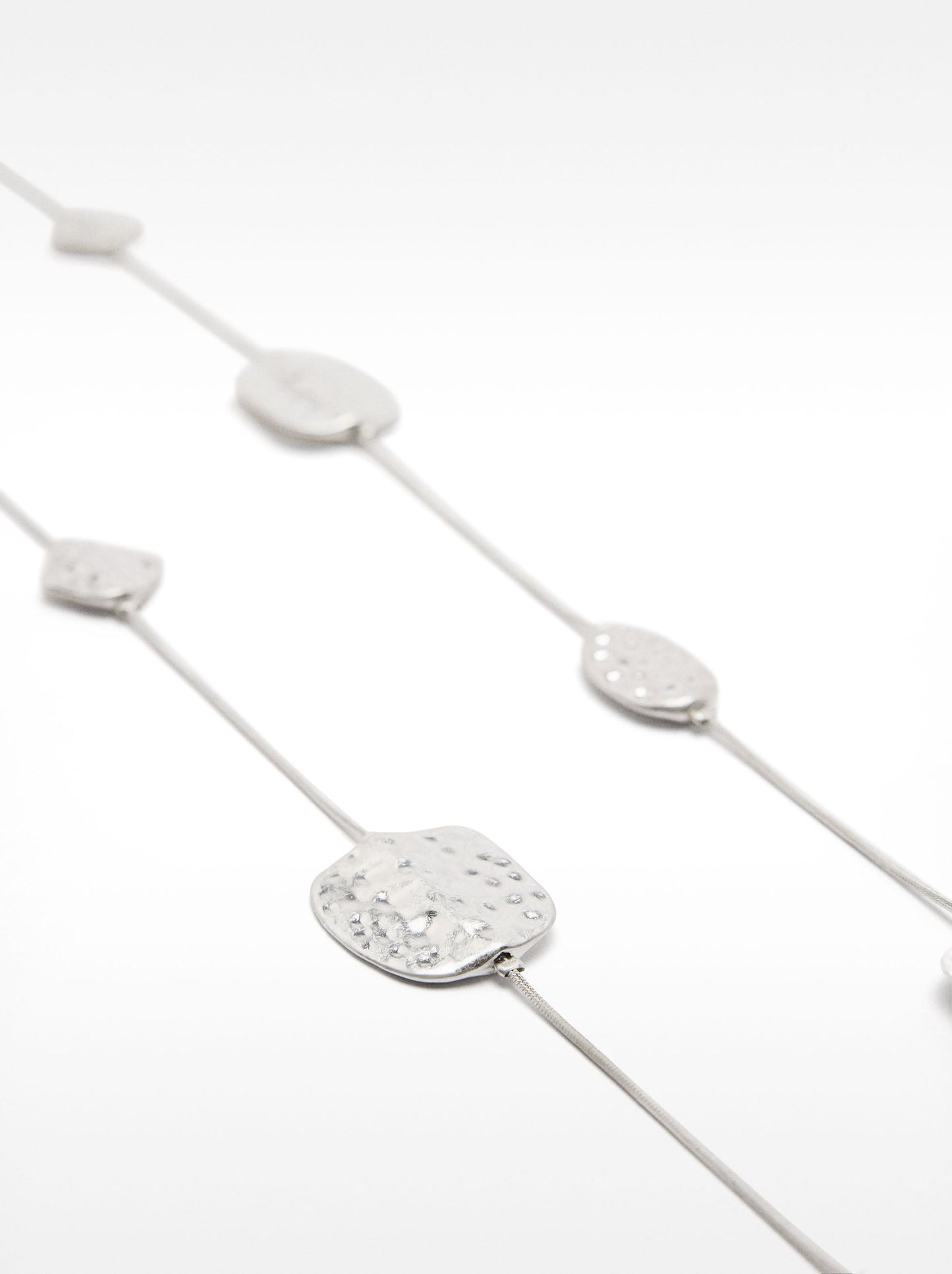 Long Silver Necklace