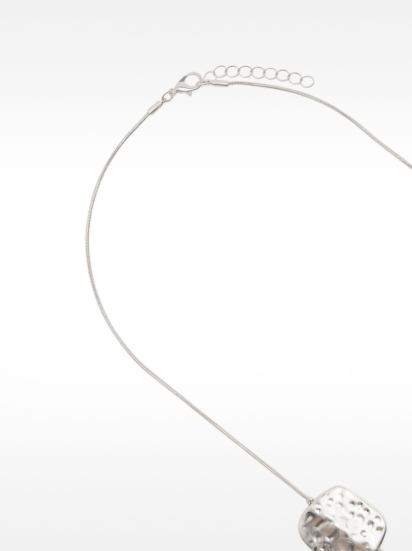 Long Silver Necklace
