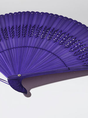 Bamboo Perforated Fan