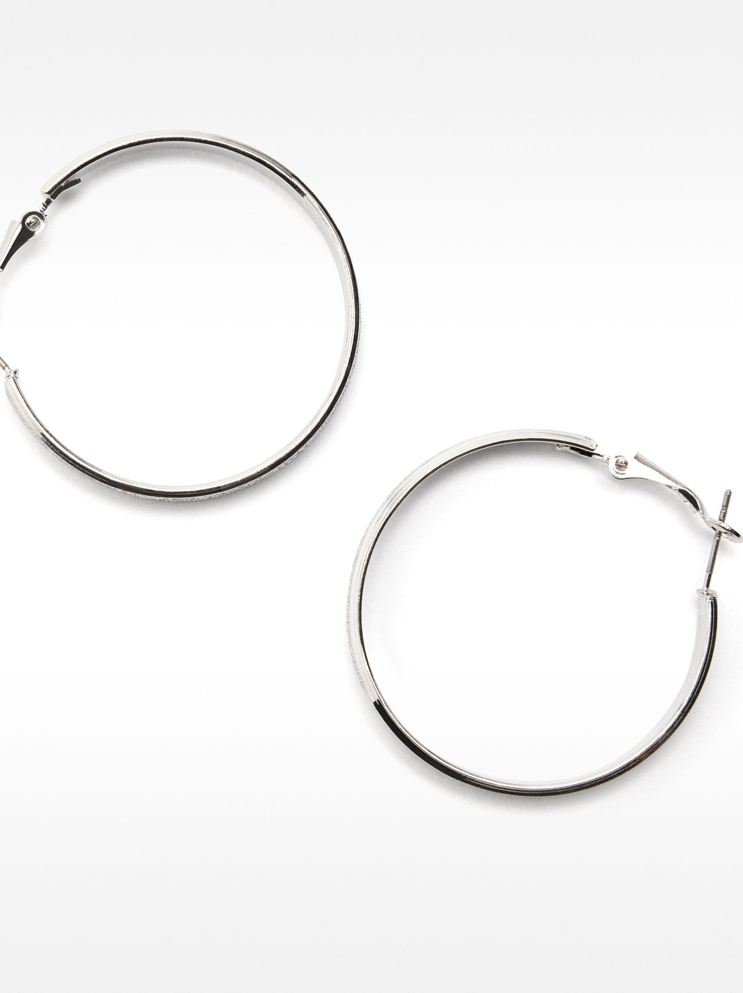 Medium Rhinestone Hoop Earrings