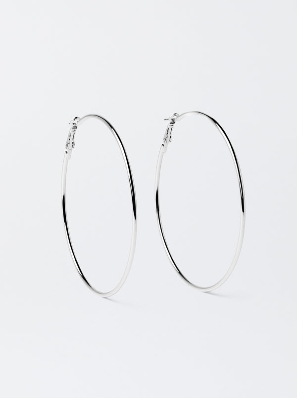 Basic Large Hoop Earrings