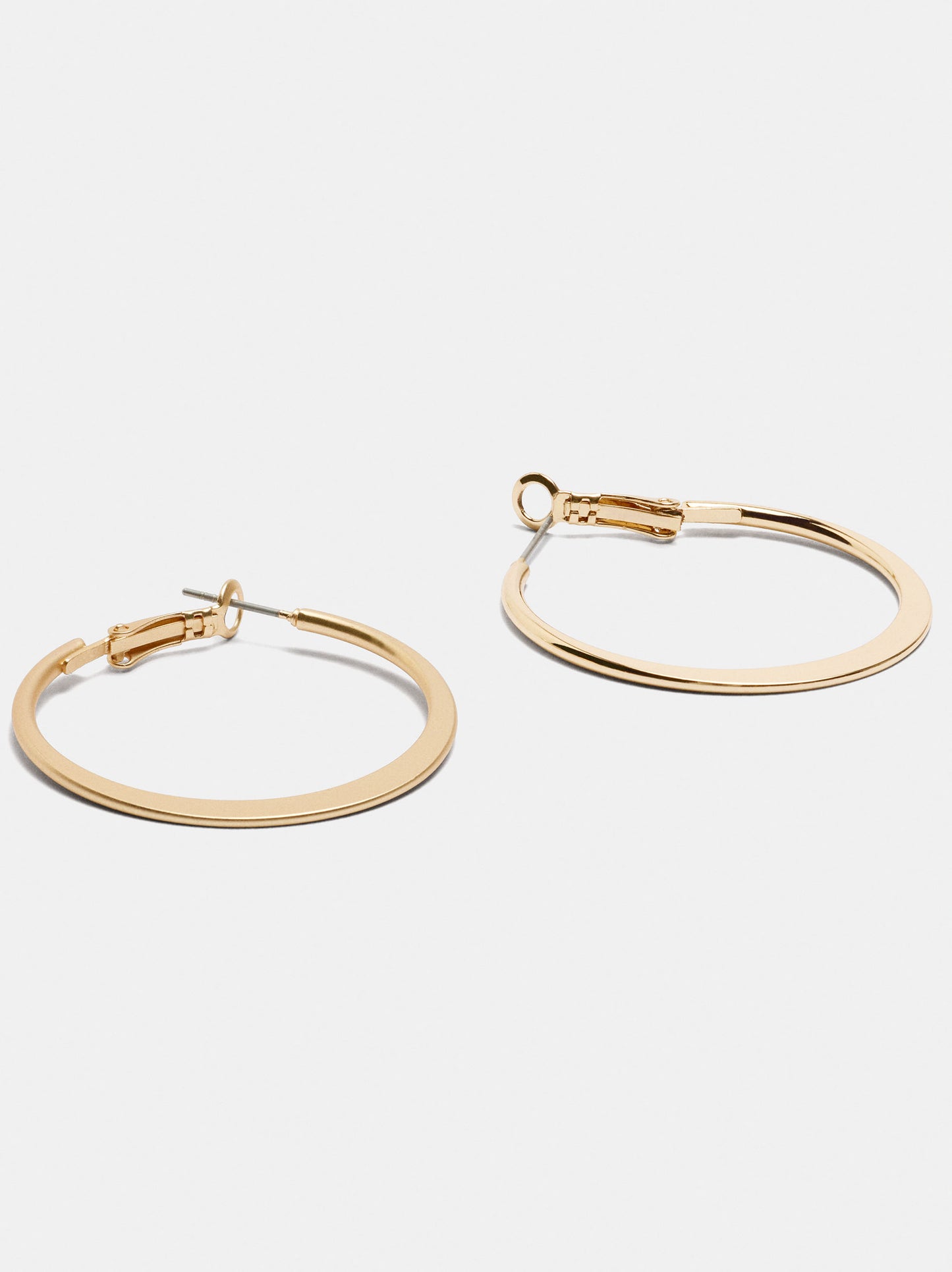 Set Of Golden Hoop Earrings