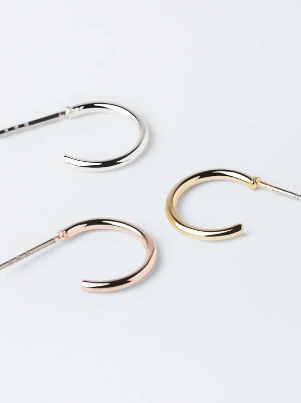 Set Of Basic Small Hoop Earrings