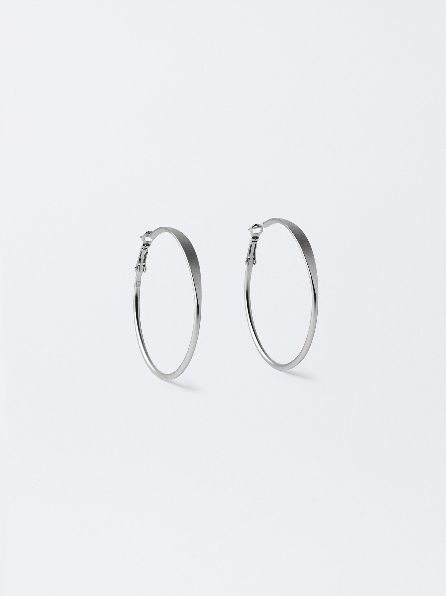 Basic Medium Hoop Earrings