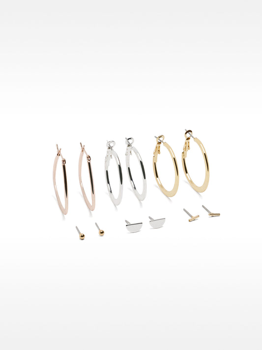 Set Of Basic Earrings