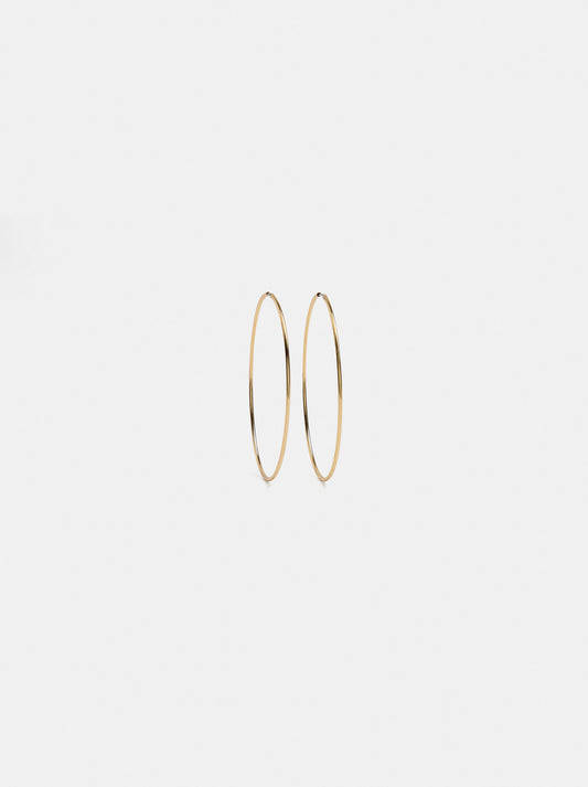 Basic Medium Hoop Earrings