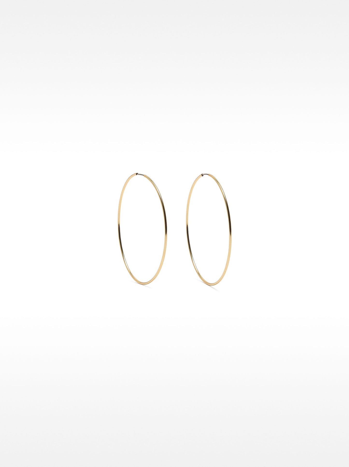 Basic Medium Hoop Earrings