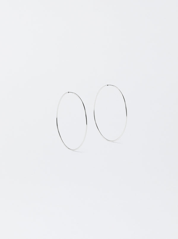 Basic Large Hoop Earrings