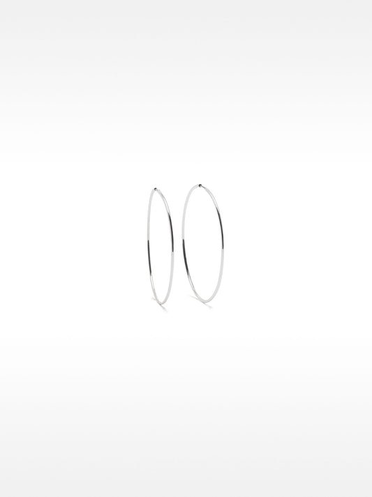 Basic Large Hoop Earrings