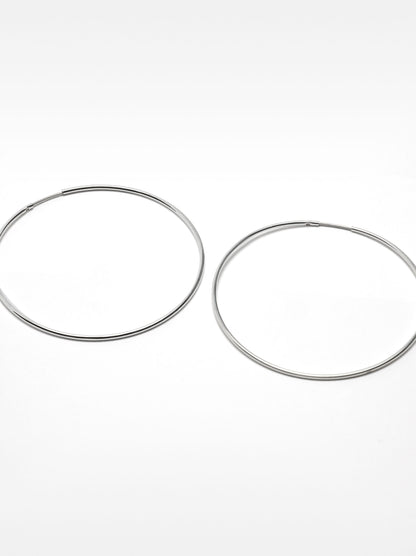 Basic Large Hoop Earrings
