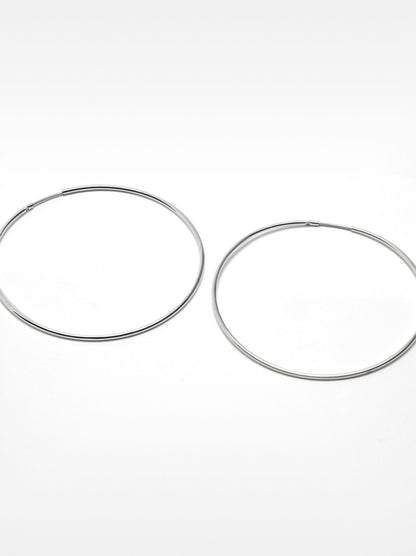 Basic Large Hoop Earrings