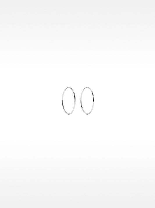 Small Silver Hoop Earrings