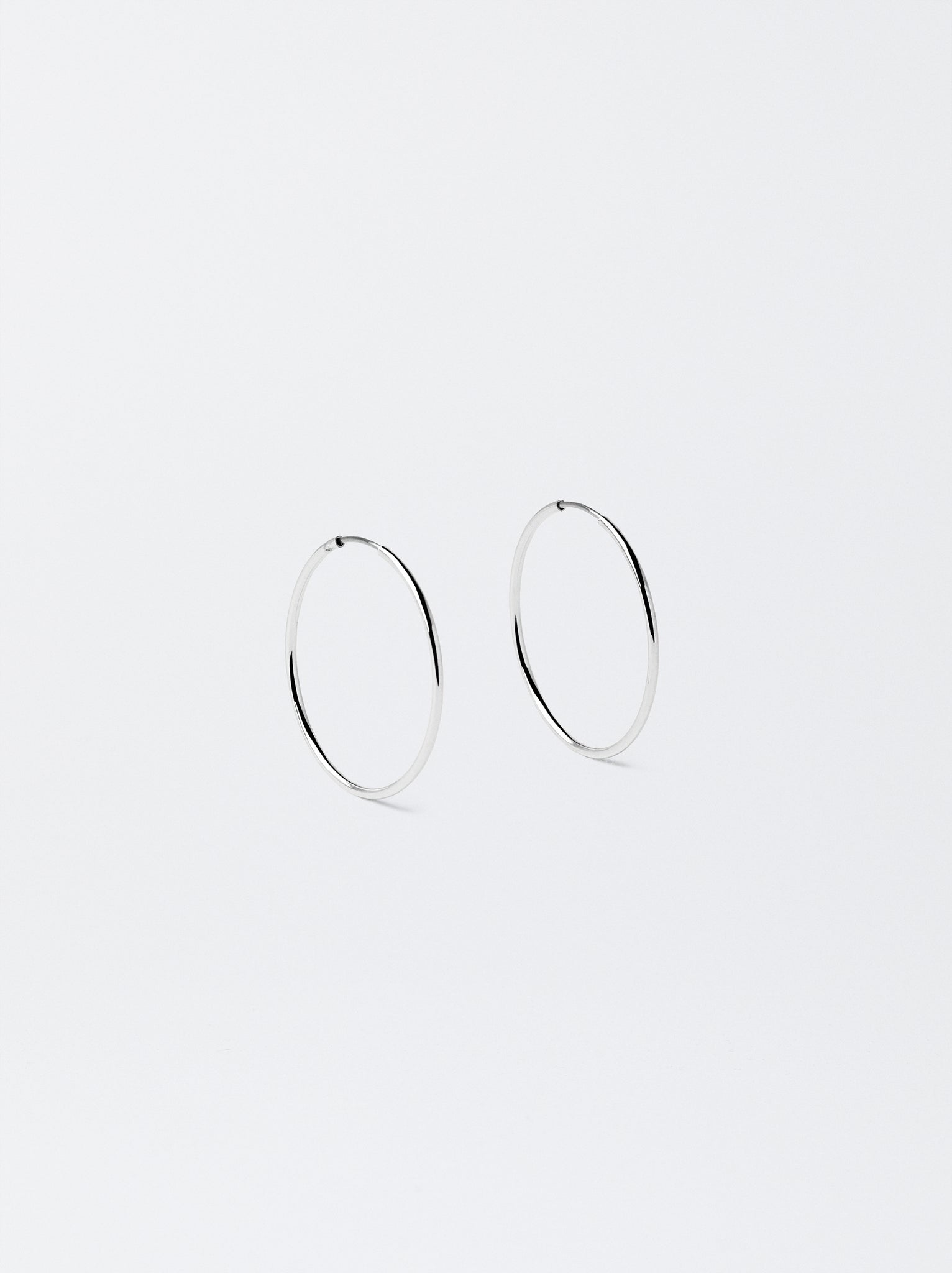 Small Silver Hoop Earrings