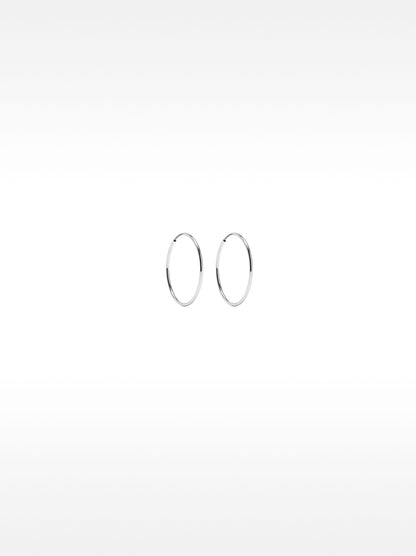 Small Silver Hoop Earrings