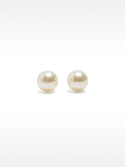 Faux Pearl Studs