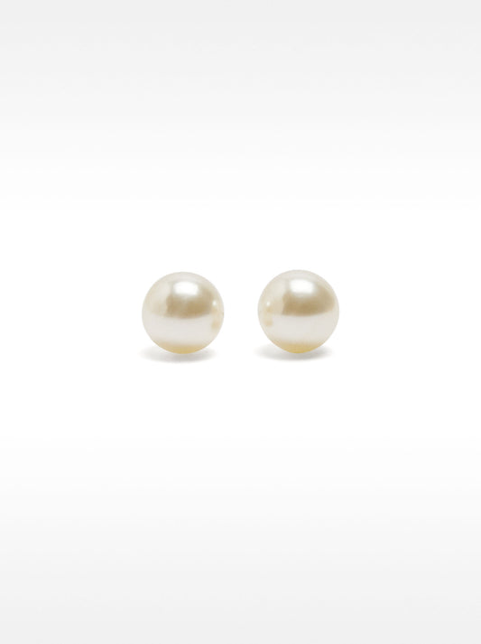 Faux Pearl Studs