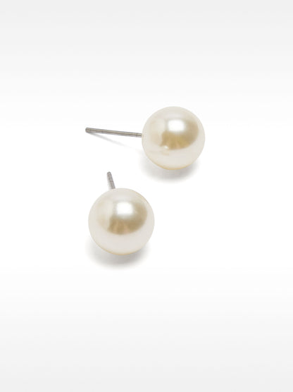 Faux Pearl Studs