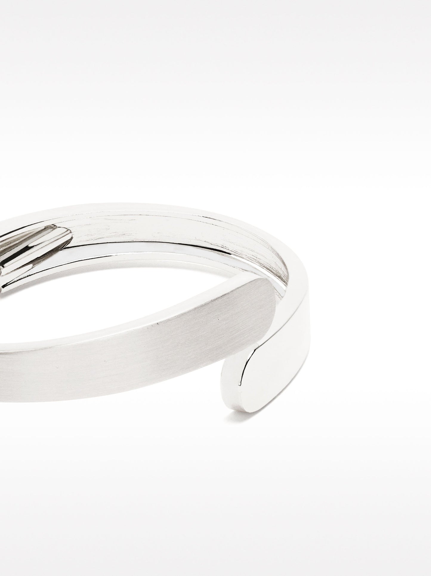 Rigid Silver Bracelet