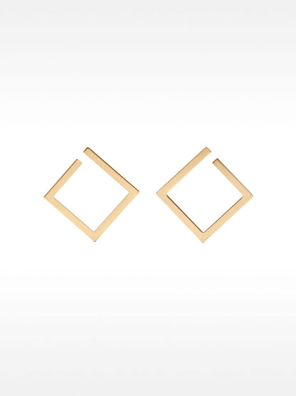 Medium Diamond-Shaped Earrings