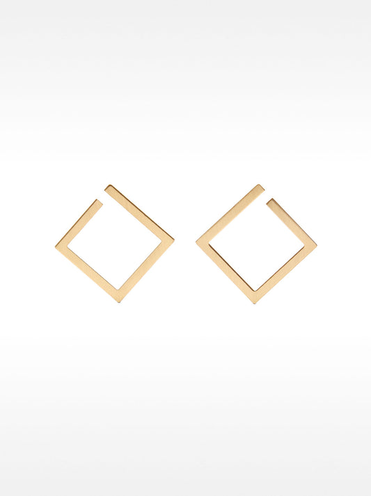 Medium Diamond-Shaped Earrings