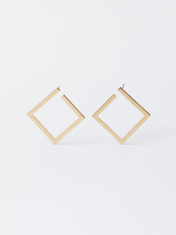 Medium Diamond-Shaped Earrings