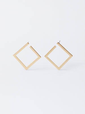 Medium Diamond-Shaped Earrings