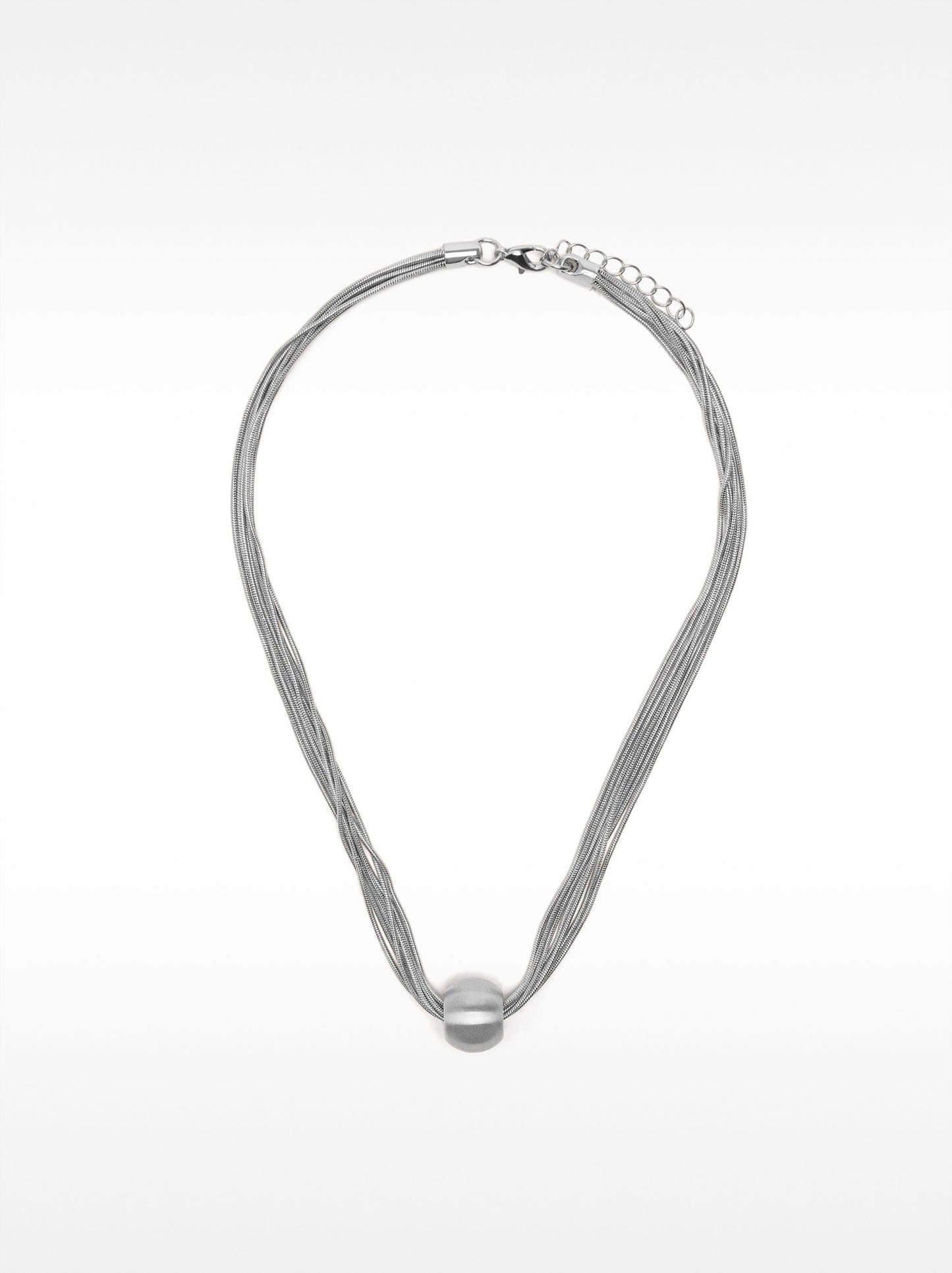 Short Silver Necklace