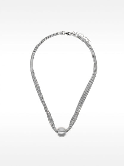 Short Silver Necklace