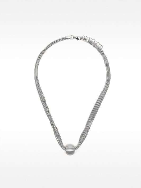 Short Silver Necklace