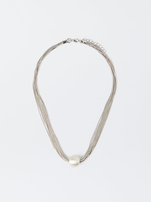 Short Silver Necklace