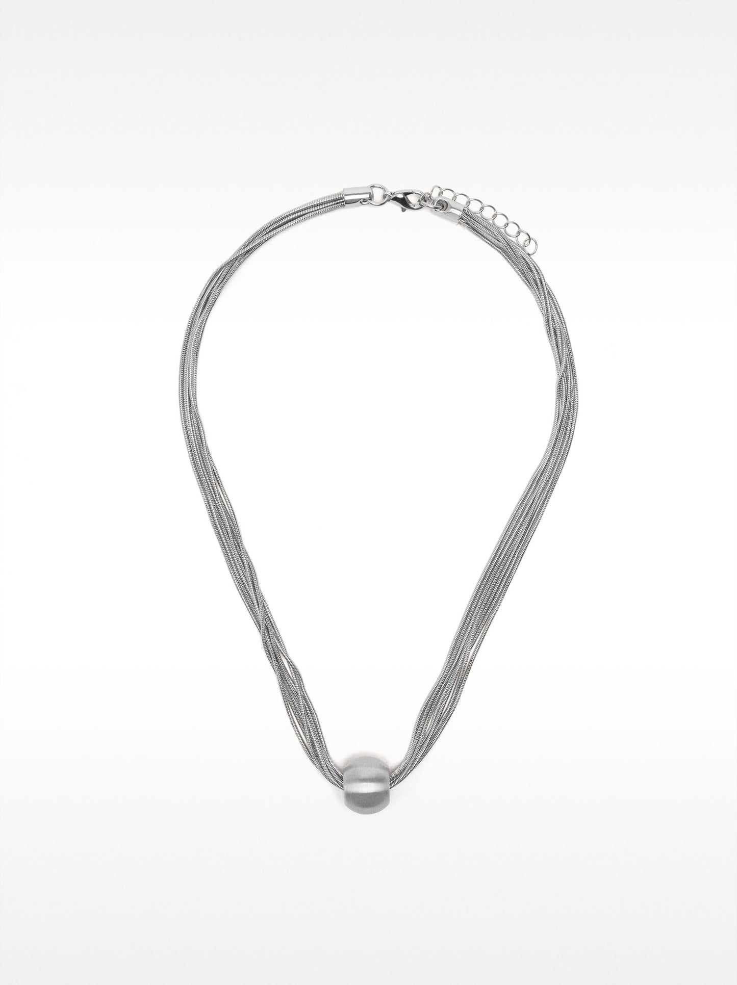 Short Silver Necklace