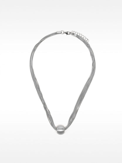 Short Silver Necklace