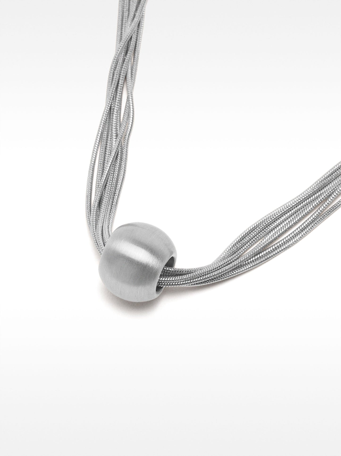 Short Silver Necklace