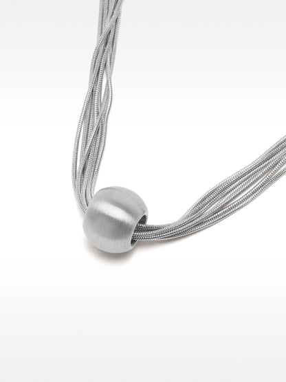Short Silver Necklace