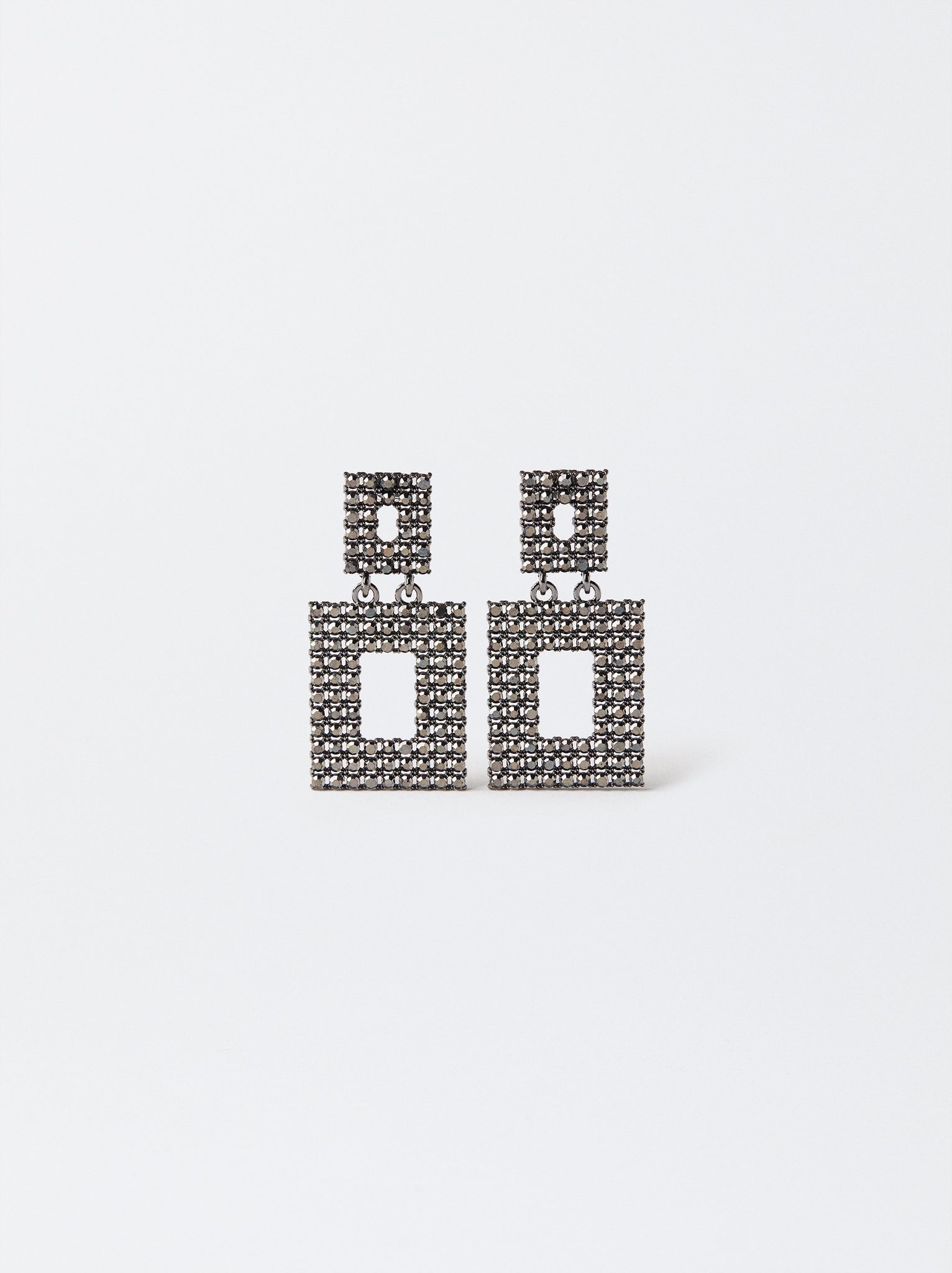 Medium Earrings With Crystals