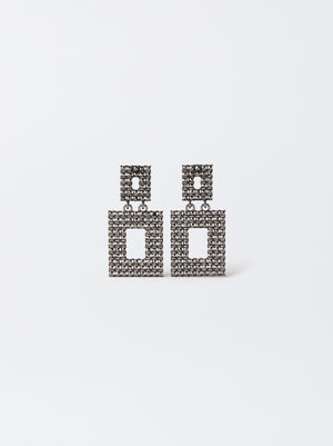 Medium Earrings With Crystals