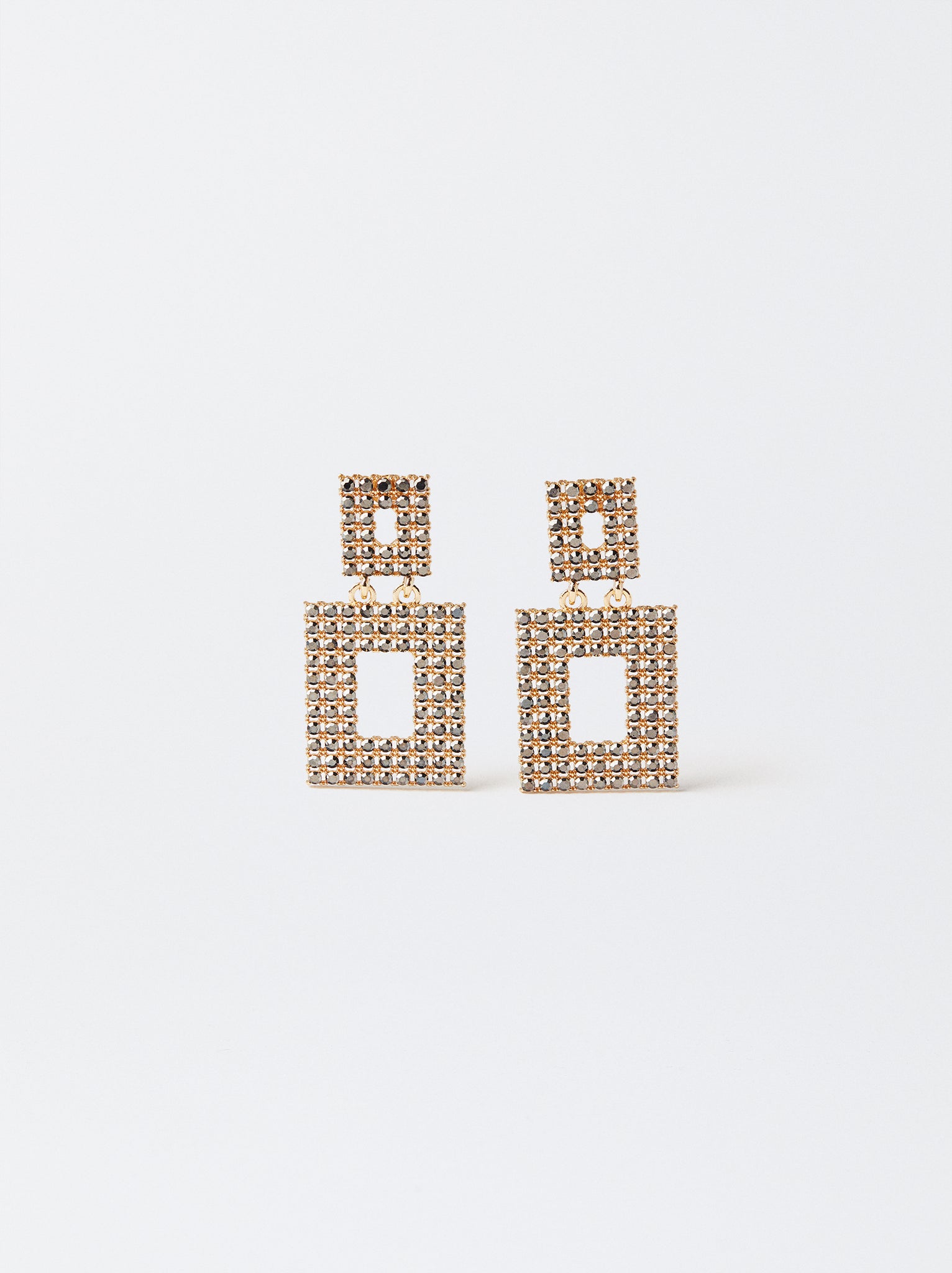 Medium Earrings With Crystals