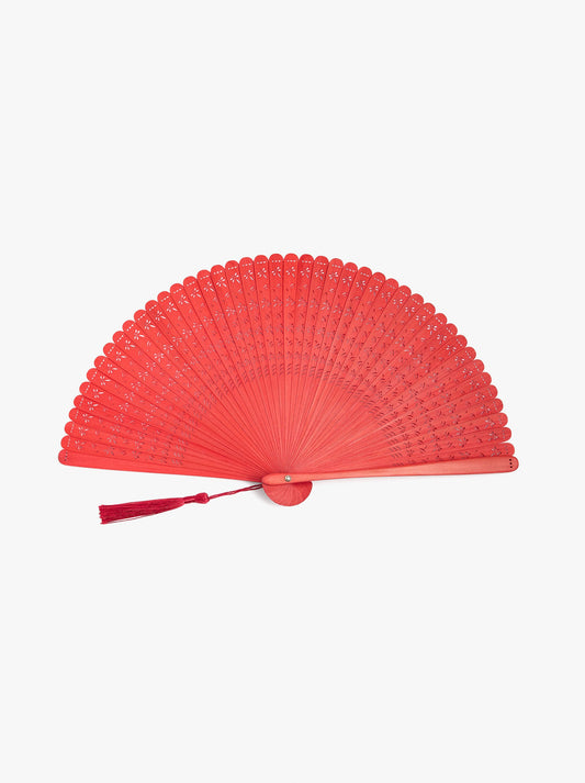 Bamboo Fan With Perforations