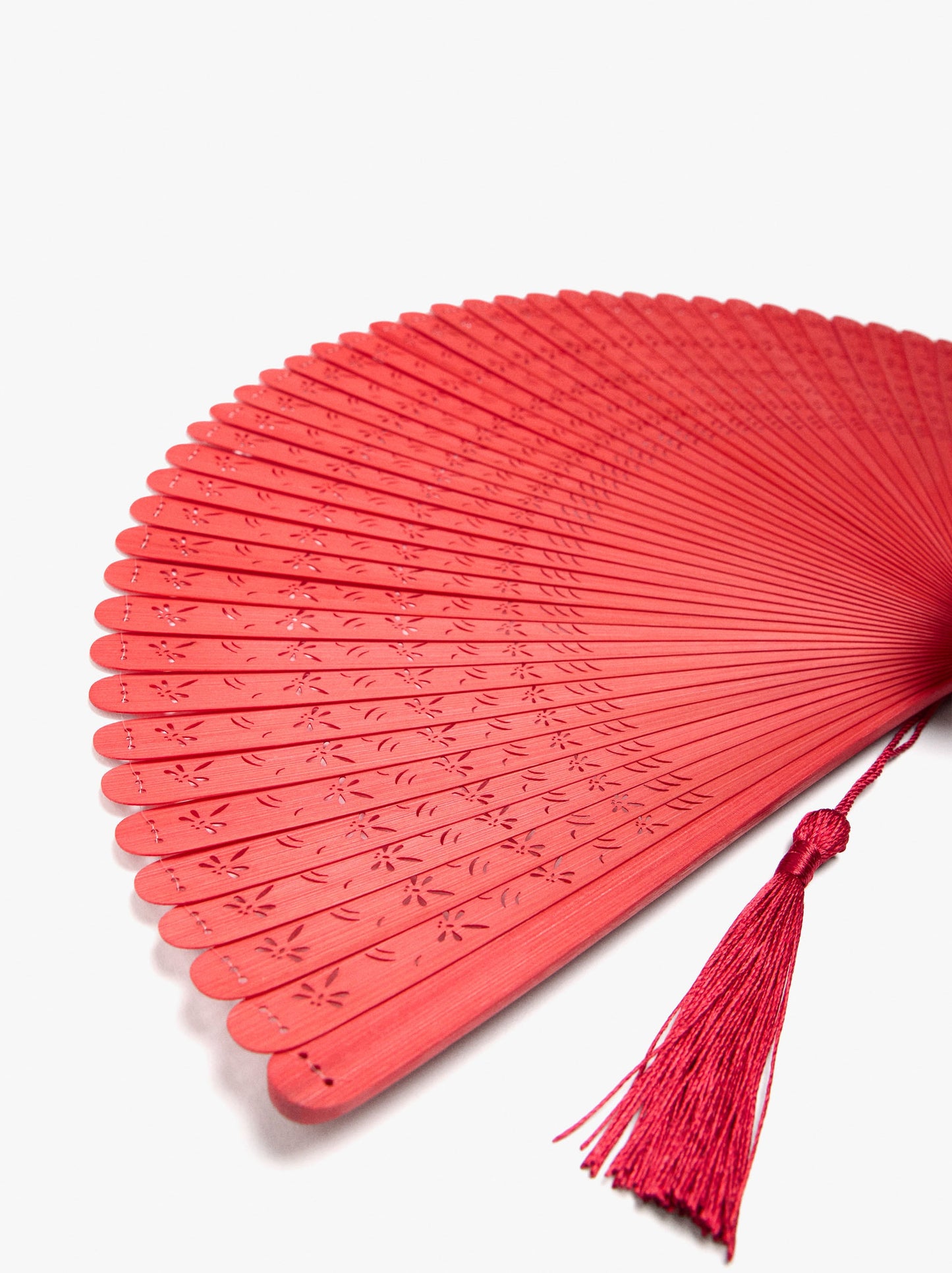 Bamboo Fan With Perforations