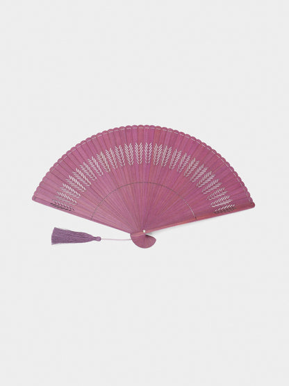 Perforated Fan With Tassel