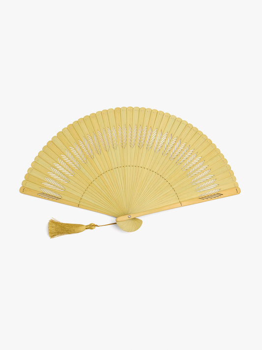 Bamboo Fan With Perforations