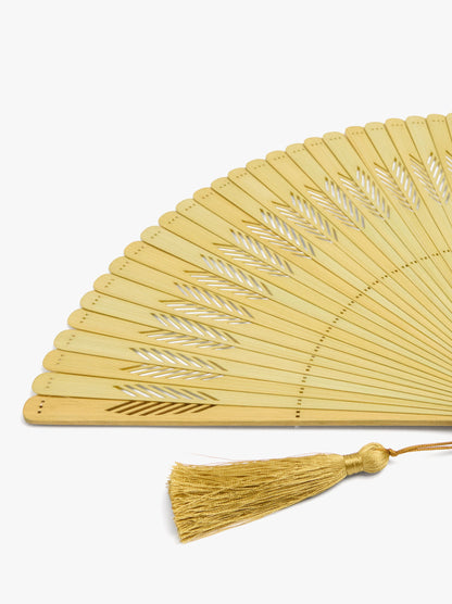 Bamboo Fan With Perforations