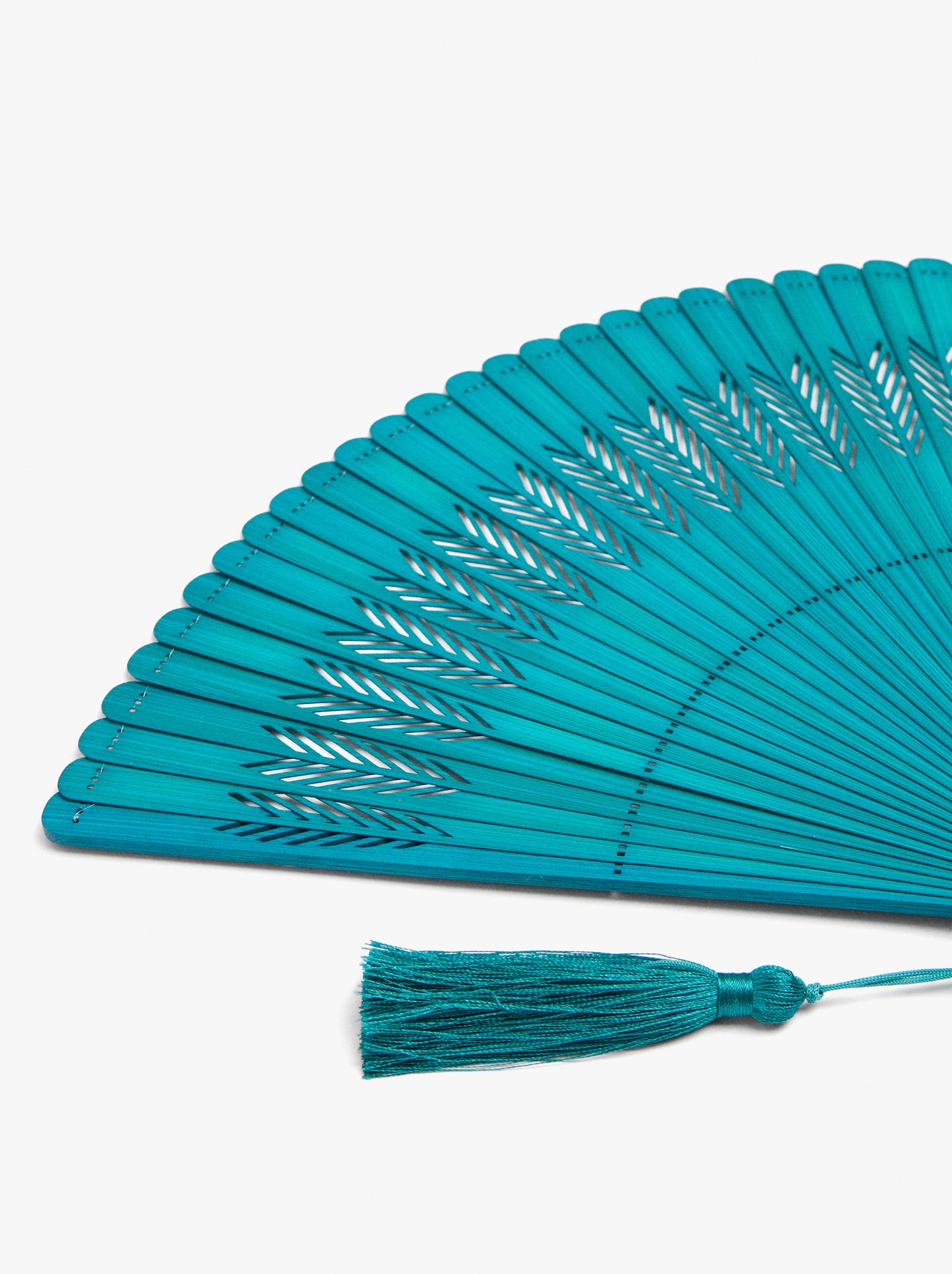 Bamboo Fan With Perforations