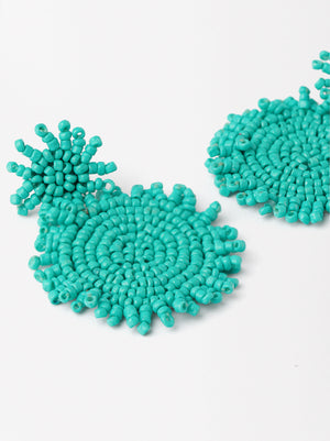 Monochromatic Beaded Earrings