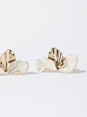 Enamel Flower Earrings